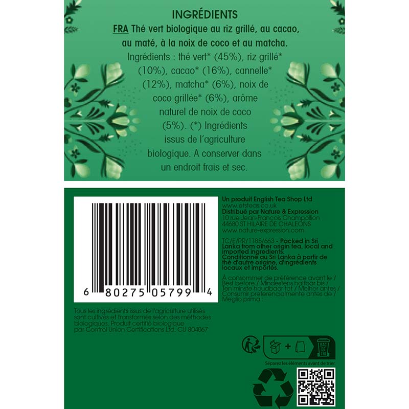 Super Matcha Bio 20 sachets