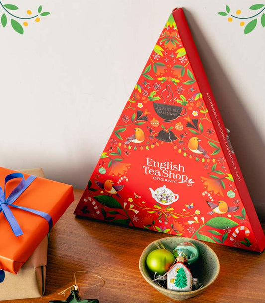 Calendrier de l’Avent thés et infusions bio Triangle Rouge 25 sachets