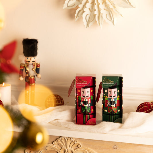 Cracker Casse-Noisette rouge – 3 sachets pyramides bio – Sip The Season