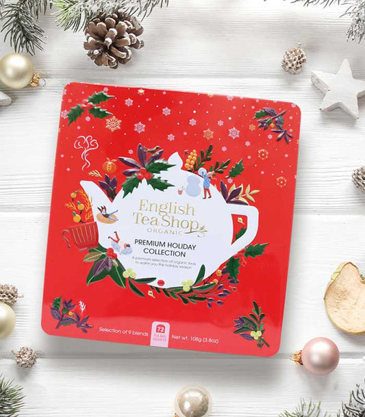 Coffret cadeau de thés et infusions de Noël Holiday Rouge Bio 72 sachets