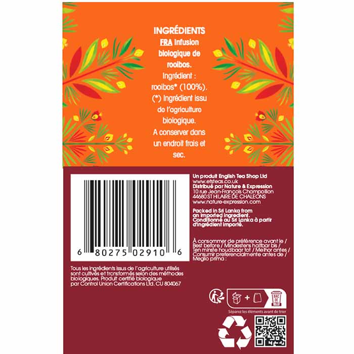 Rooibos Bio 20 sachets