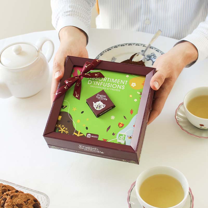 Coffret d’infusions bio - Assortiment de 32 sachets
