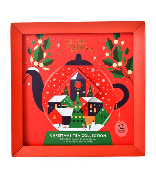 Coffret Assortiment de Noël - Édition Boule à Neige Bio 32 sachets ETS