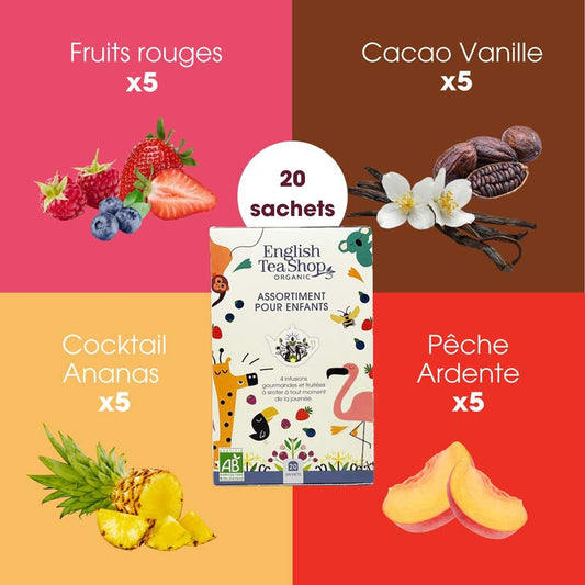 Assortiment infusions pour Enfants Bio 20 sachets