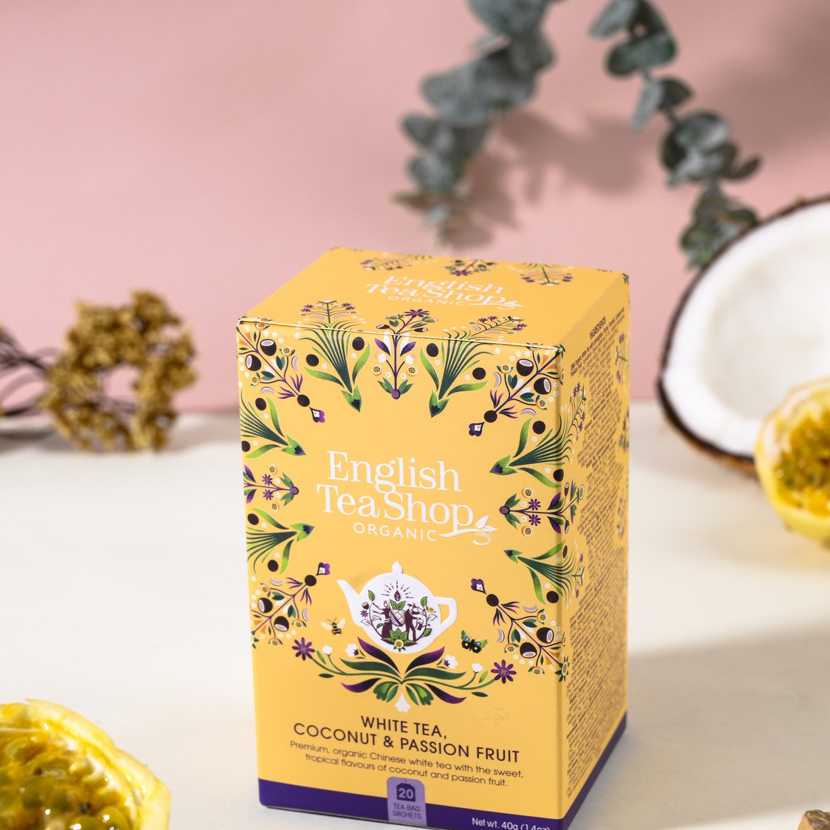 Thés bio - Thé blanc Coco & Fruit de la Passion