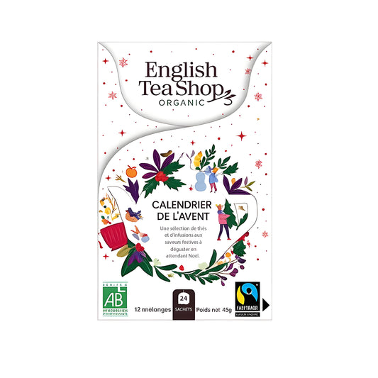 Calendrier de l'Avent Mini Blanc Bio 24 sachets ETS