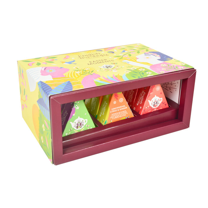 Coffret cadeau thé Sélection Ensoleillée 12 sachets pyramides