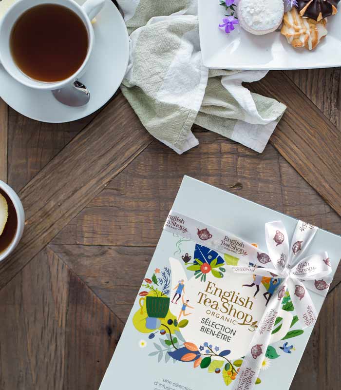 Coffret Cadeau de Thés et Infusions Prismes Bien-être Bio 12 sachets