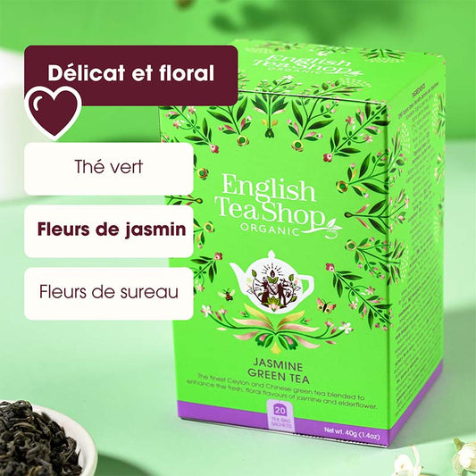 Thé Vert Jasmin Bio 20 sachets
