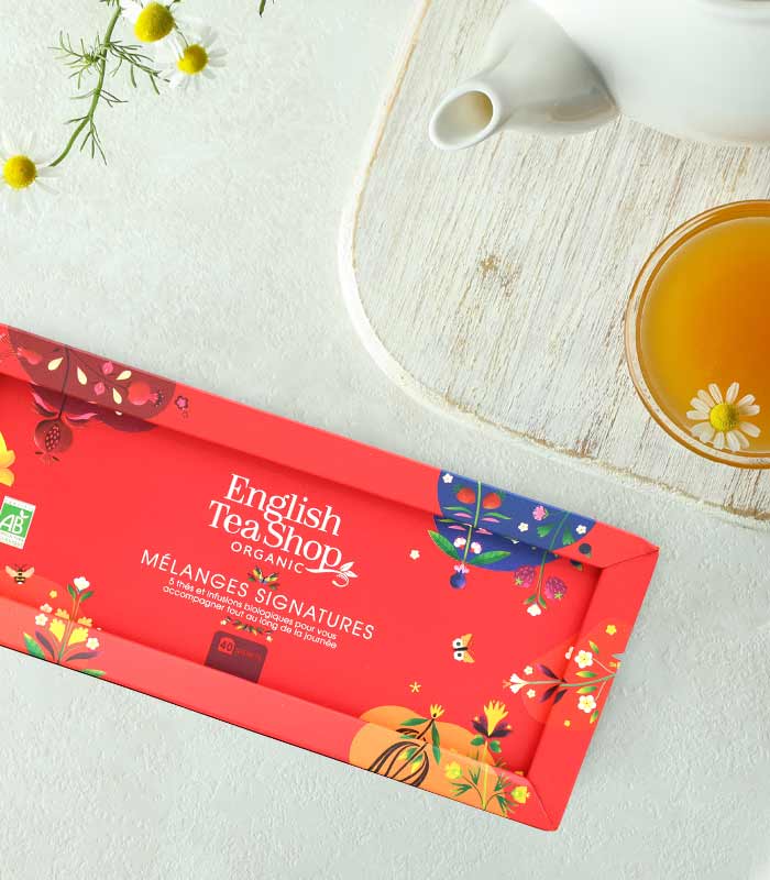Coffret à offrir Mélanges Signatures Bio 40 sachets