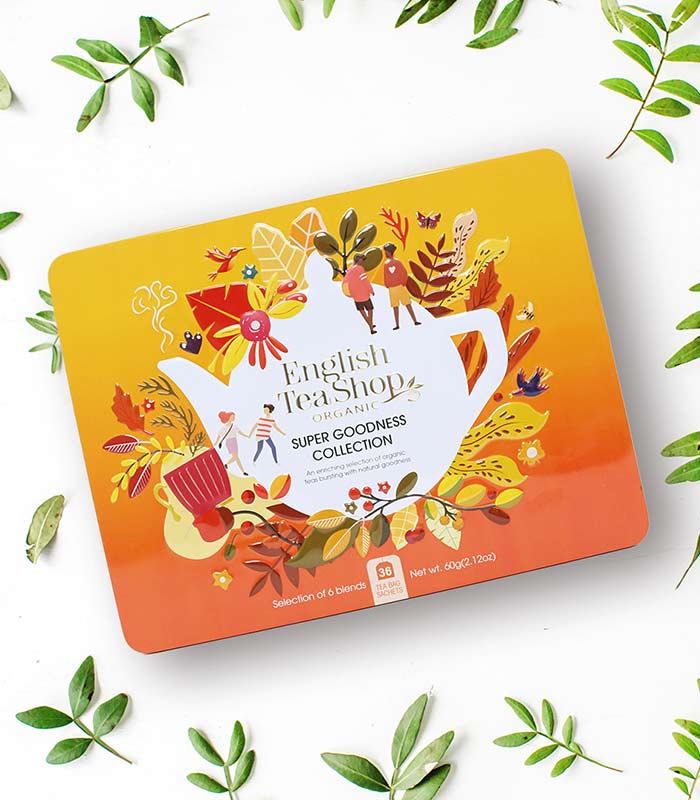Coffret Cadeau Infusions et Thé Super Goodness Bio 36 sachets