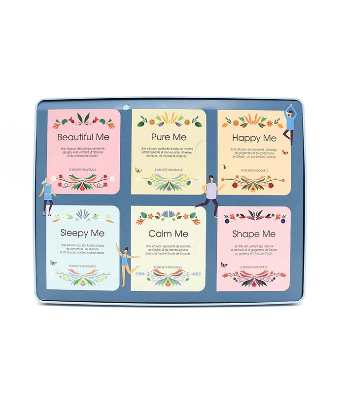 Coffret Cadeau de Thés et Infusions Bien-être Bio 36 sachets