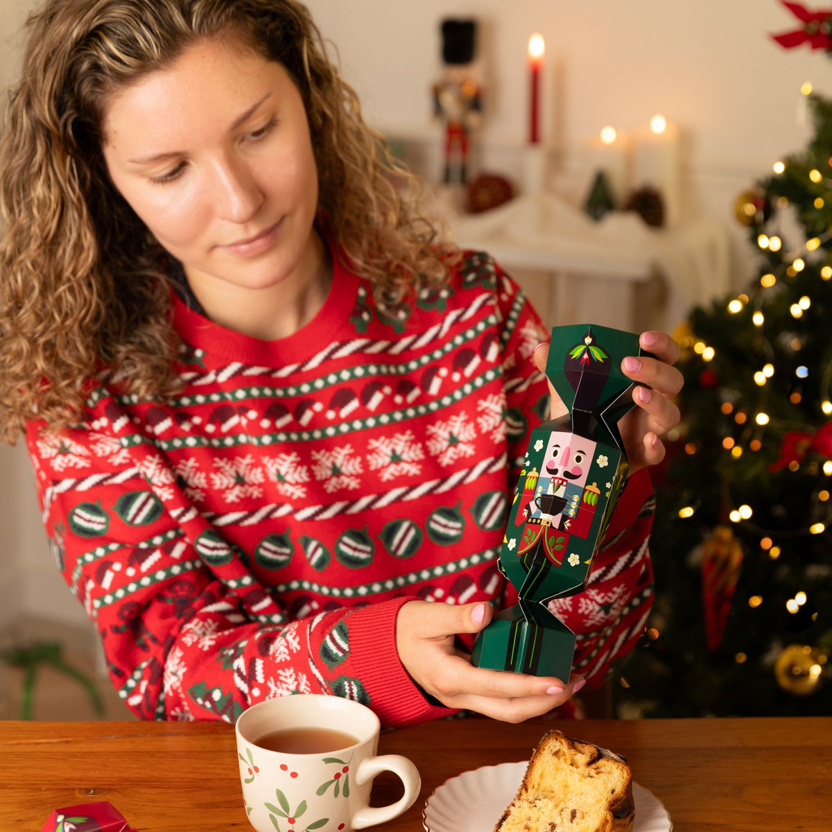 Cracker Casse-Noisette vert – 3 sachets pyramides bio – Sip The Season
