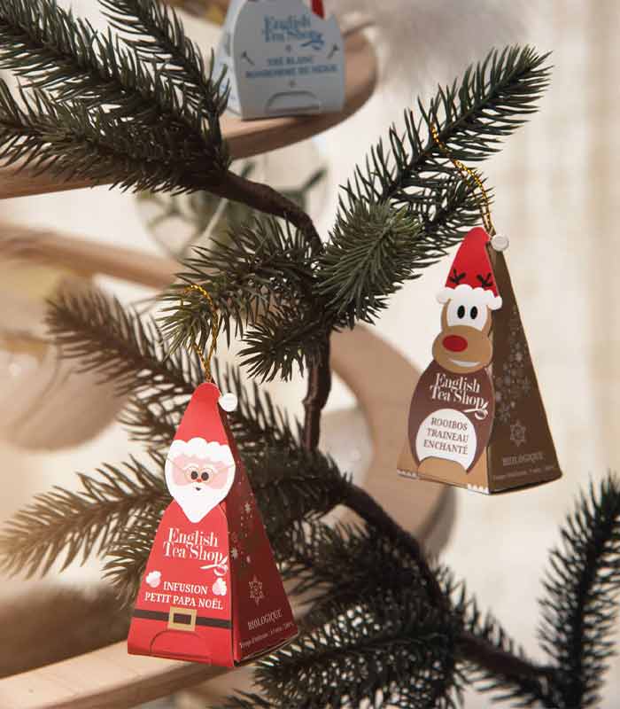 Coffret cadeau thés de Noël bio Les Joyeux Lurons 10 sachets