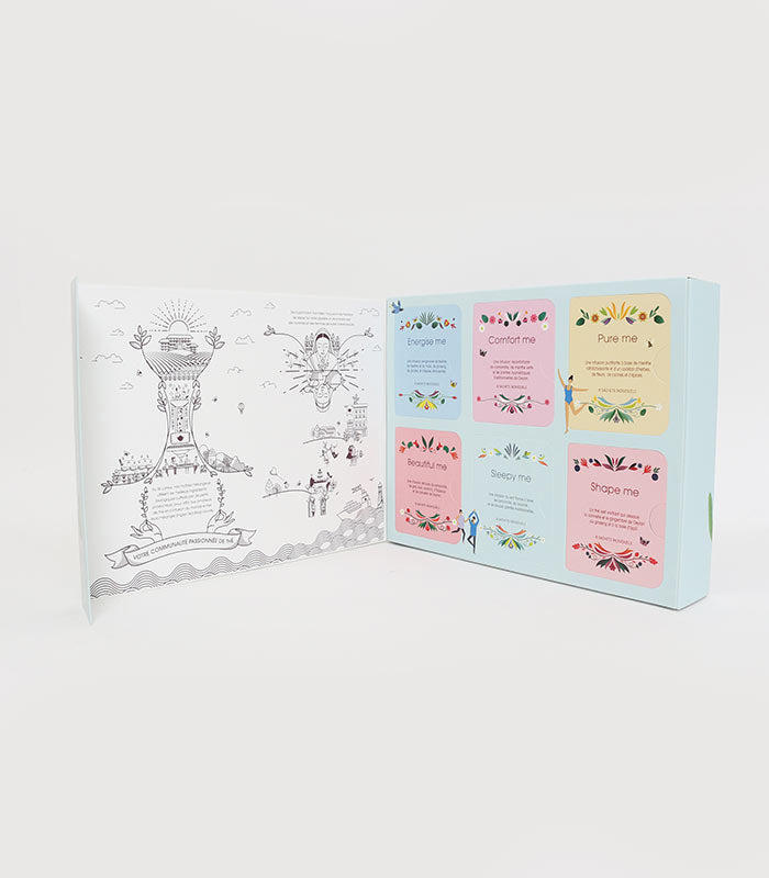 Coffret Cadeau de Thés Découverte Bien-être Bio 48 sachets