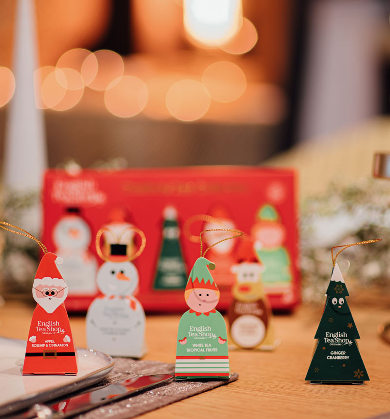 Coffret cadeau thés de Noël bio Les Joyeux Lurons 10 sachets