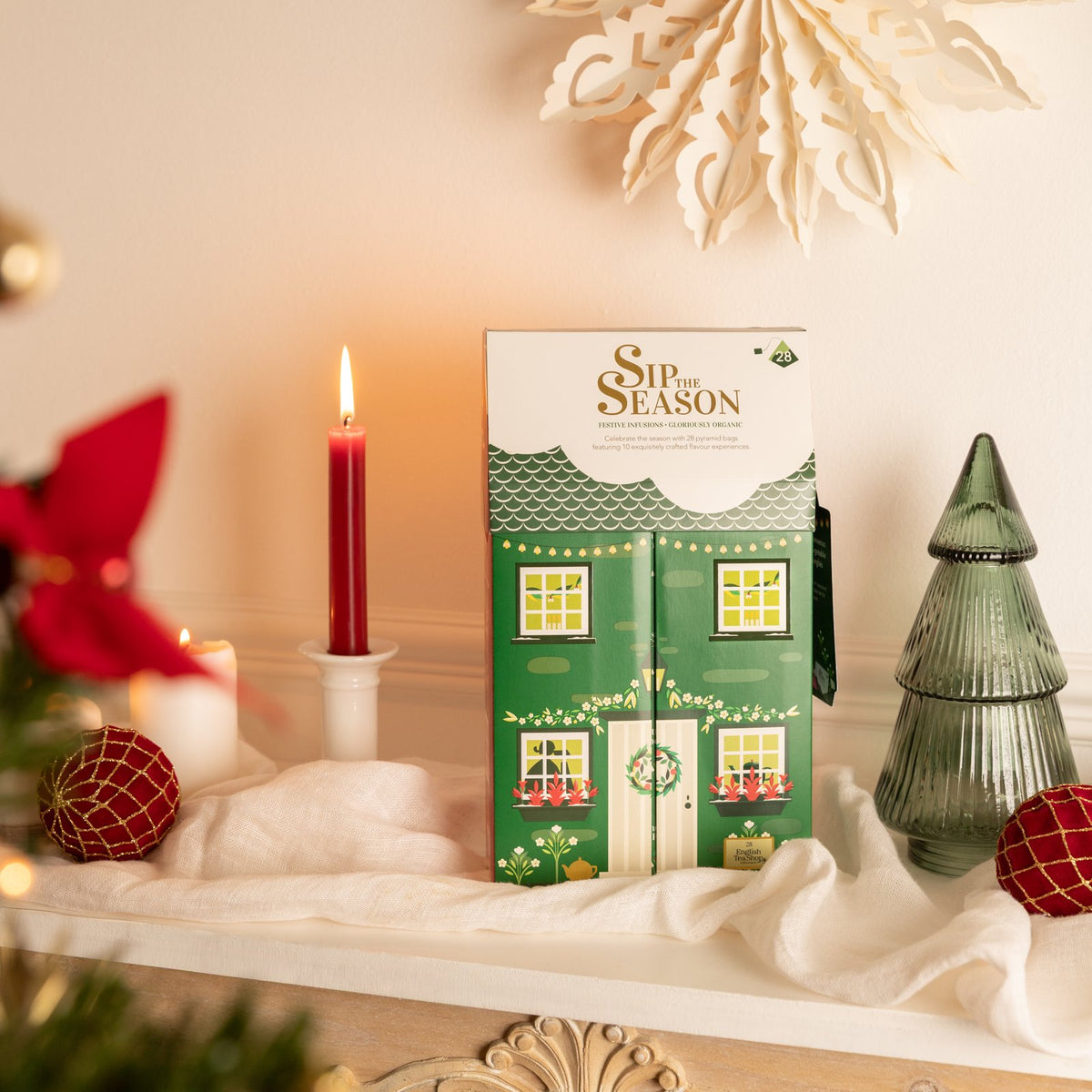 Coffret Le Cottage – 28 sachets pyramides, 10 mélanges bio – Sip The Season