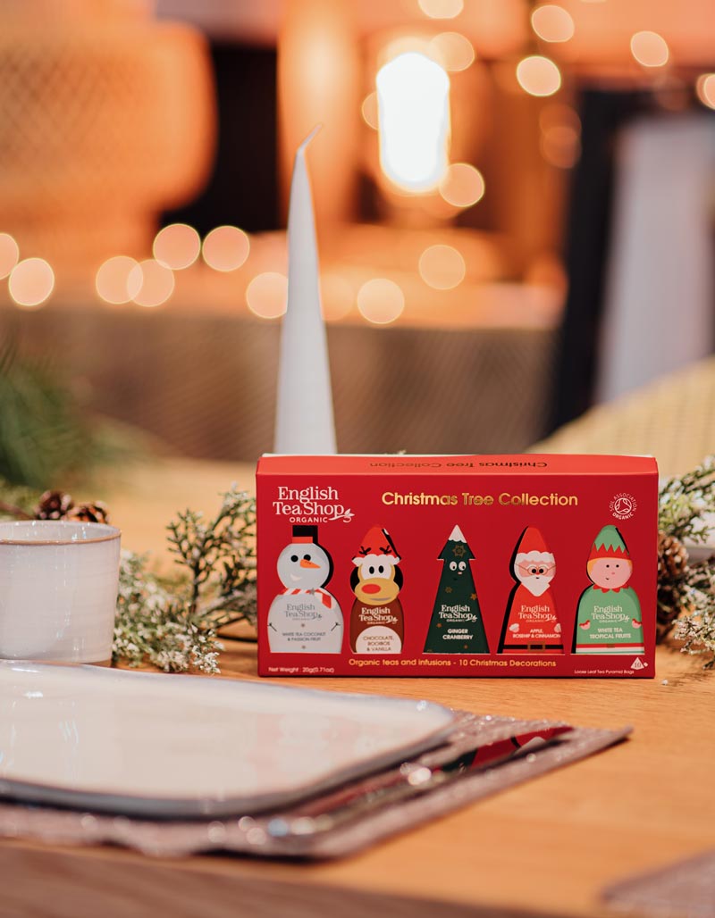 Coffret cadeau thés de Noël bio Les Joyeux Lurons 10 sachets