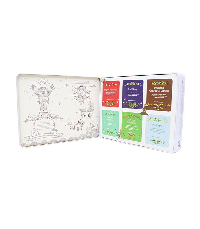 Coffret Cadeau de Thés et Infusions Luxury Bio 36 sachets