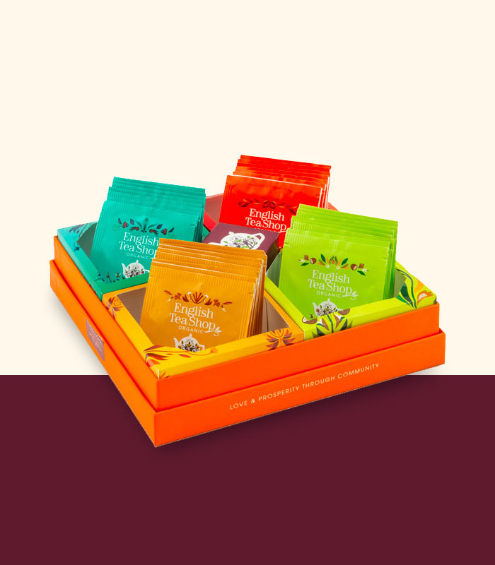 Coffret Cadeau Infusions et Thé Moments de Réconfort Bio 32 sachets