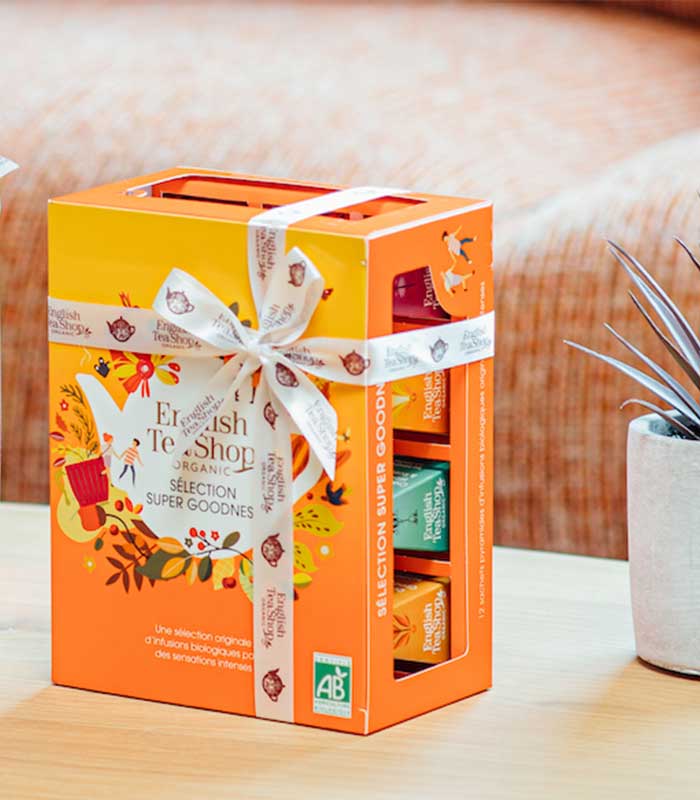 Coffret Cadeau de Thés Prismes Super Goodness Bio 12 sachets