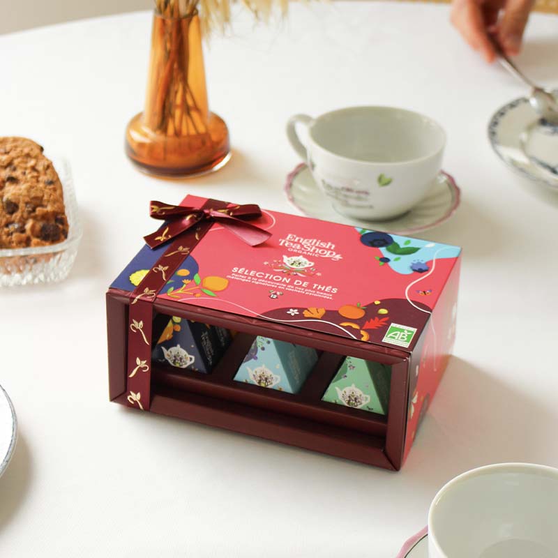 Coffret à offrir Prismes Sélection de Thés Bio 12 sachets