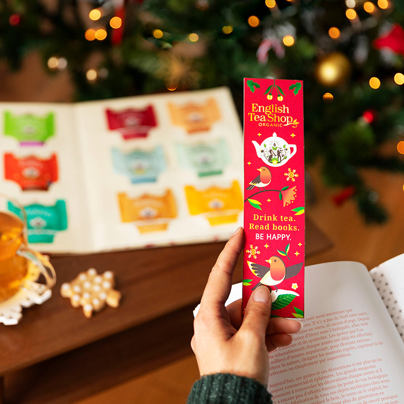 Calendrier de l'Avent thés et infusions bio Livre de Noël 24 sachets