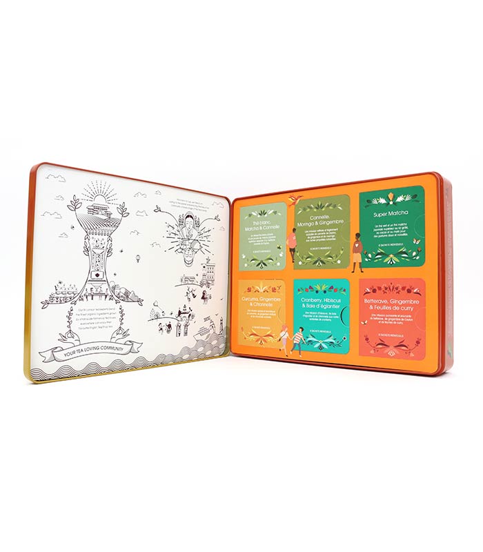 Coffret Cadeau Infusions et Thé Super Goodness Bio 36 sachets