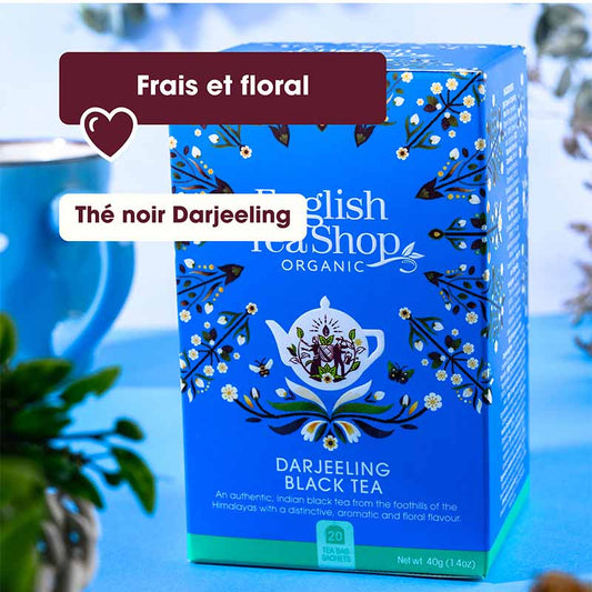 Thé Noir Darjeeling Bio 20 sachets