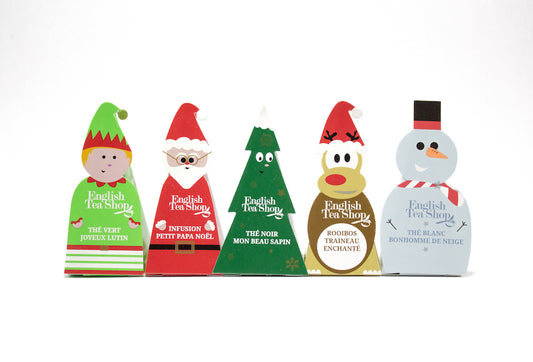 Coffret Prismes Personnages de Noël Bio 8 sachets ETS