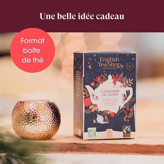 Calendrier de l’Avent Mini Bleu Bio 24 sachets