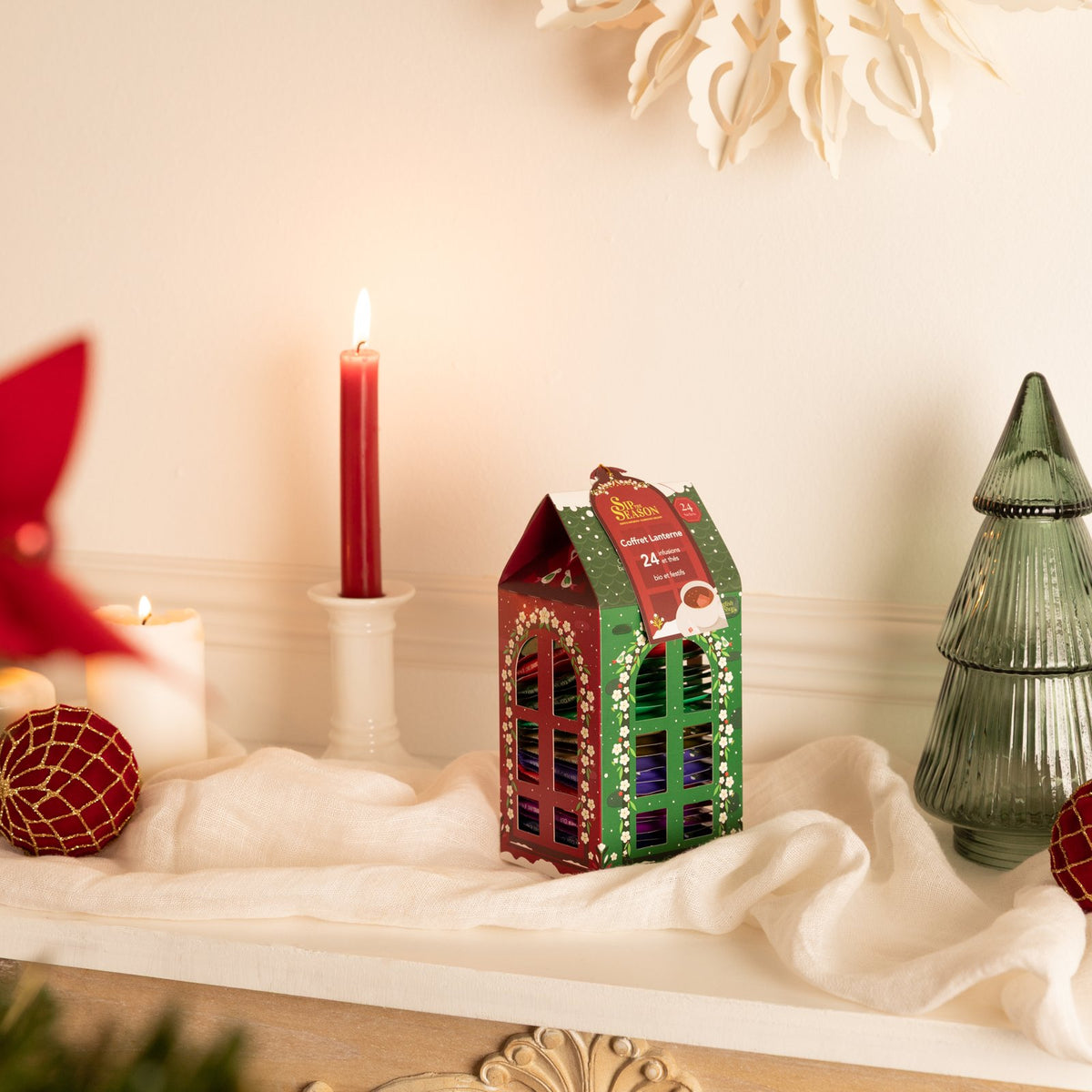 Coffret Lanterne – 24 sachets, 8 mélanges bio – Sip The Season
