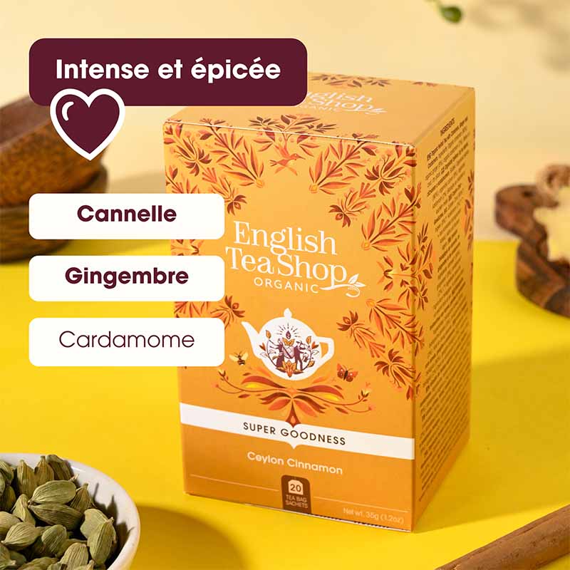Cannelle de Ceylan Bio 20 sachets