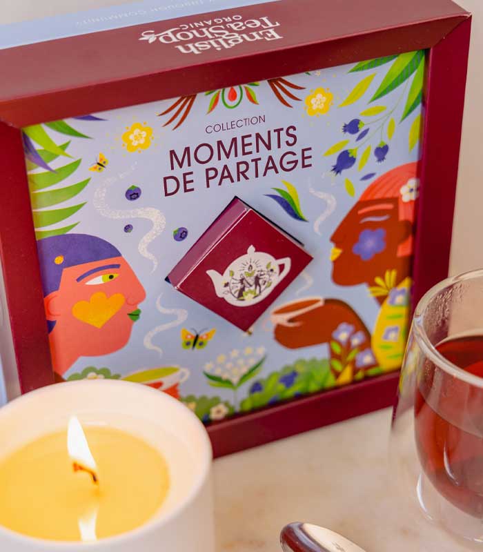 Coffret Cadeau de Thés Moments de Partage Bio 32 sachets