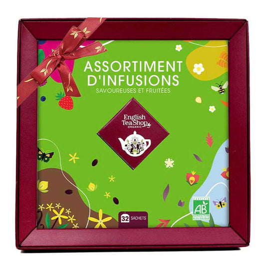 Coffret d’infusions bio - Assortiment de 32 sachets 