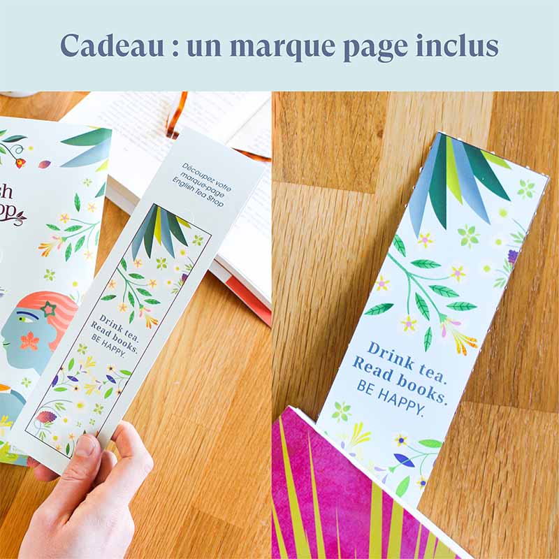 Livre du bien-être à infuser, coffret cadeau de thés et infusions bio 24 sachets
