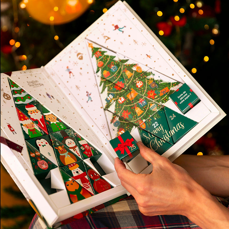 Calendrier de l’Avent thé et infusions bio Arbre de Noël 25 sachets