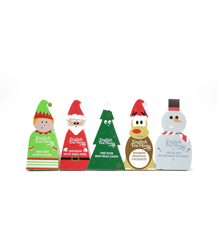 Coffret cadeau thés de Noël bio Les Joyeux Lurons 10 sachets