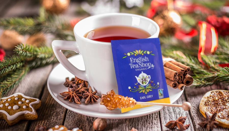 Coffret de thés et infusions bio moment de fêtes English Tea Shop - 32  sachets : Thés bio ENGLISH TEA SHOP alimentation bio - botanic®