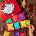Coffret cadeau de thés et infusions de Noël