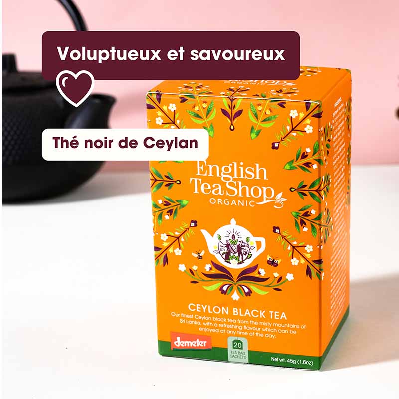 Thé Noir de Ceylan Bio 20 English Tea Shop