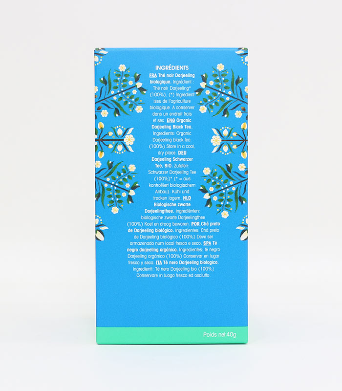 Thé Noir Darjeeling Bio 20 sachets ETS
