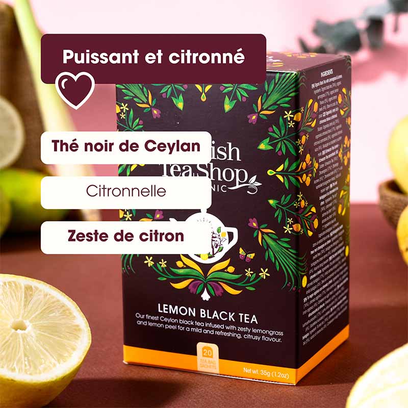 Thé Noir Citron Bio English Tea Shop