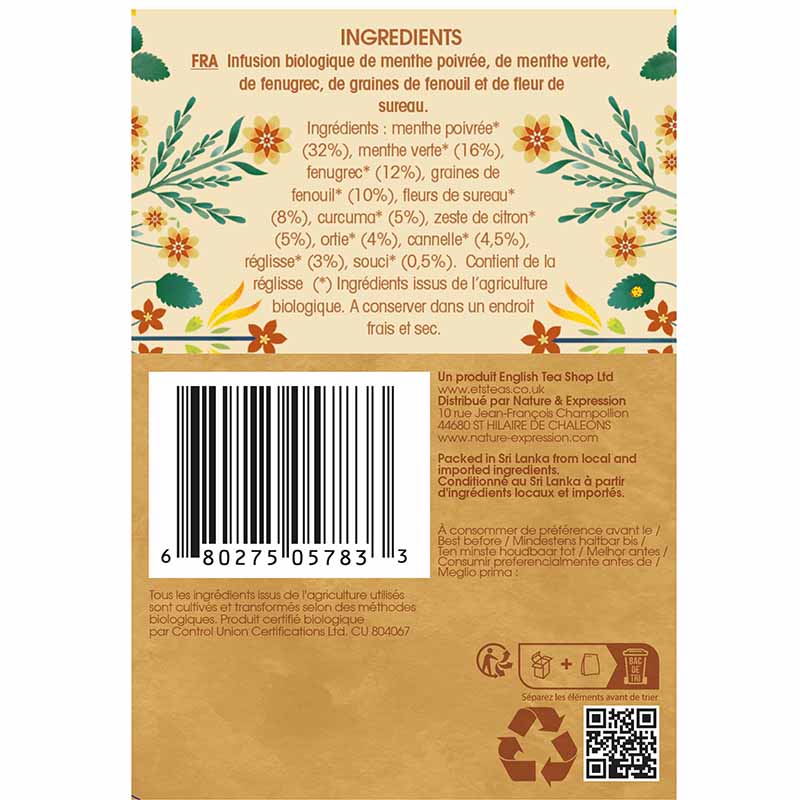Infusion Pure Me Bio 20 sachets