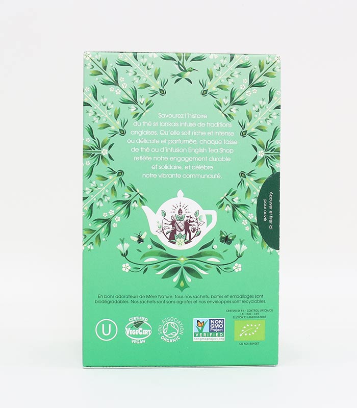 Thé Vert Sencha, Thé blanc & Matcha Bio 20 sachets