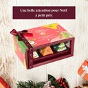 Coffret cadeau thé de Noël - Personnages de Noël à suspendre au sapin - 12 sachets