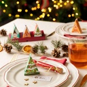 Coffret cadeau thé de Noël - Personnages de Noël à suspendre au sapin - 12 sachets