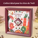 Coffret cadeau de thés et infusions de Noël bio Moments de fête 32 sachets issu du commerce équitable