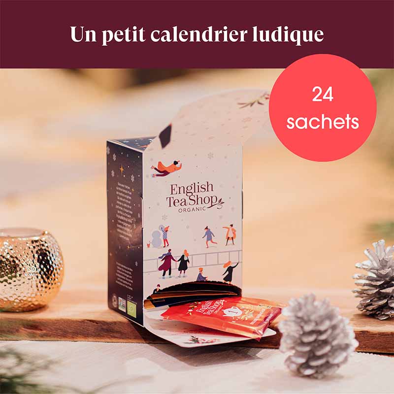 Calendrier de l’Avent Mini Bleu Bio 24 sachets