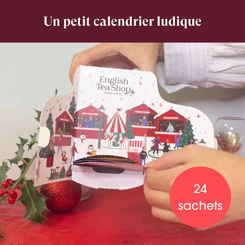 Mini Calendrier de l’Avent thés et infusion Bio 24 sachets